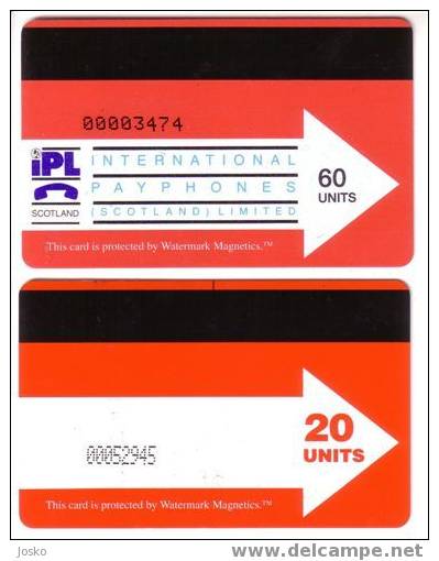 PHILLIPS PETROLEUM - Oil Driling Rig - Fuels - Petrol - Petrole - Essence - Fuel - Offshore Structure  SCOTLAND 2. Cards - Oil