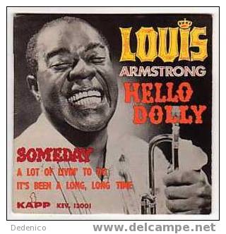 Louis  ARMSTRONG :  "  HELLO  DOLLY  "  + 3 Titres - Jazz