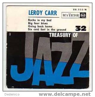 Leroy  CARR  :  RARE EP  :  "  ROCKS IN MY BED  "  + 3 Titres - Jazz
