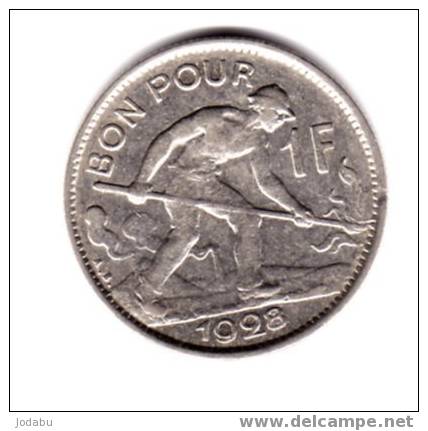 1 Franc De 1928 Du Luxembourg - Luxemburg