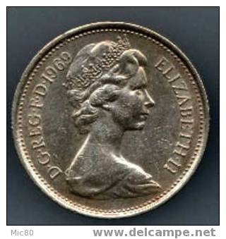 Grande-Bretagne 5 Pence 1969 Ttb/sup - 5 Pence & 5 New Pence