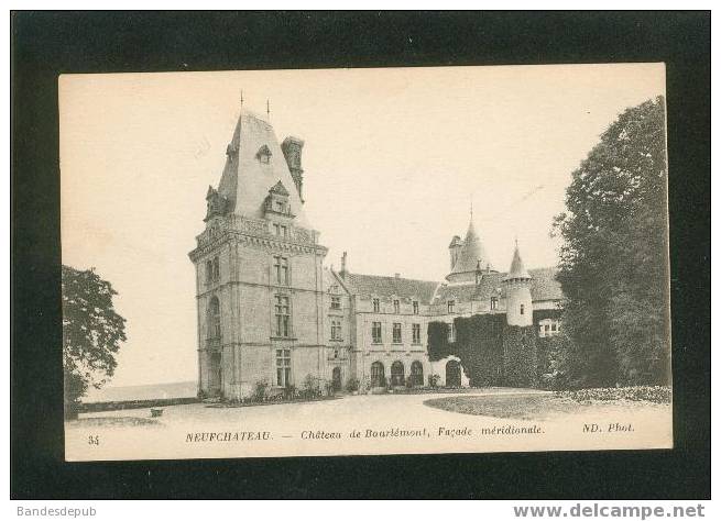 Neufchâteau - Le Château De Bourlémont Façade Méridionale ( ND Phot. 34) - Neufchateau