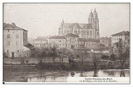 54 - SAINT NICOLAS DU PORT - La Basilique, Vue Prise De La Meurthe - Saint Nicolas De Port
