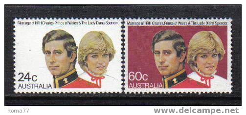 891 - AUSTRALIA, 1981 : Royal Wedding Charles And Diana  *** - Ongebruikt