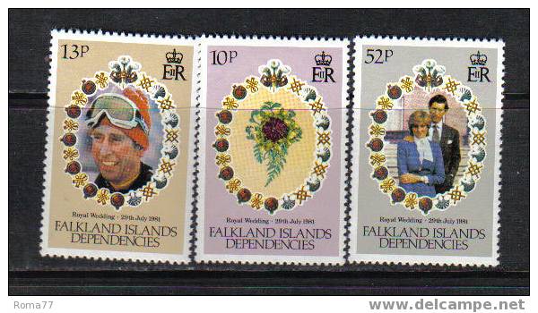 903 - FAKLAND DEPENDANCES, 1981 : Royal Wedding Charles And Diana  *** - Falklandeilanden
