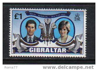 907 - GIBILTERRA, 1981 : Royal Wedding Charles And Diana  *** - Gibilterra