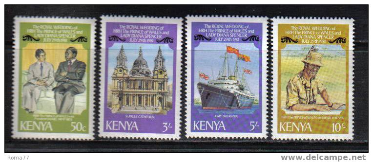 912 - KENYA, 1981 : Royal Wedding Charles And Diana  *** - Kenia (1963-...)