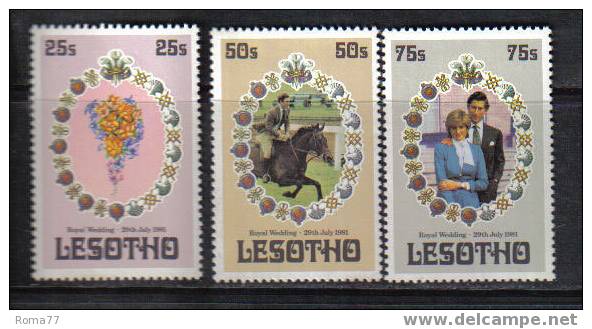 913 - LESOTHO, 1981 : Royal Wedding Charles And Diana  *** - Lesotho (1966-...)