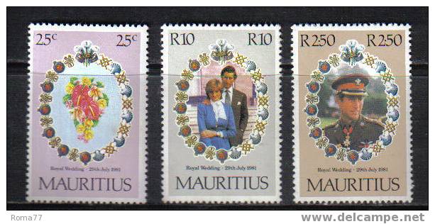 915 - MAURITIUS, 1981 : Royal Wedding Charles And Diana  *** - Mauritius (...-1967)