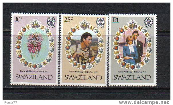 931 - SWAZILAND, 1981 : Royal Wedding Charles And Diana  *** - Swaziland (...-1967)