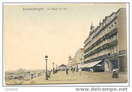 Blankenberghe: La Digue De Mer - Blankenberge