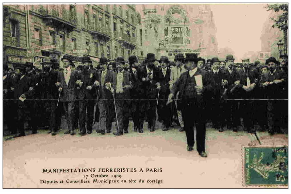 Manifestations Ferreristes A Paris - Tete Du Cortege - Evenementen