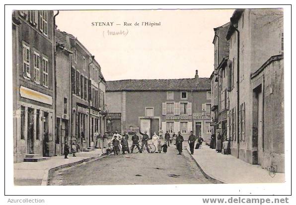 CPA .RUE DE L'HOPITAL - Stenay