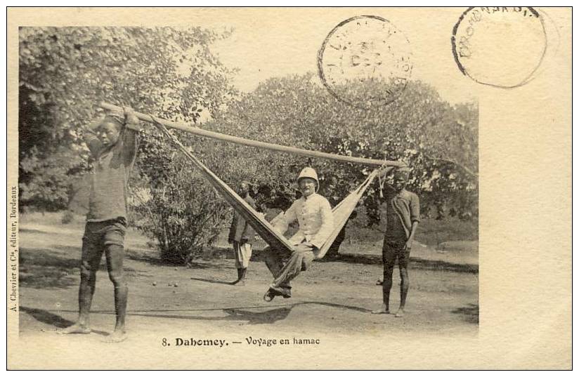 AFRIQUE - DAHOMEY - Voyage En Hamac - TYPE COLONIAL - Dahome