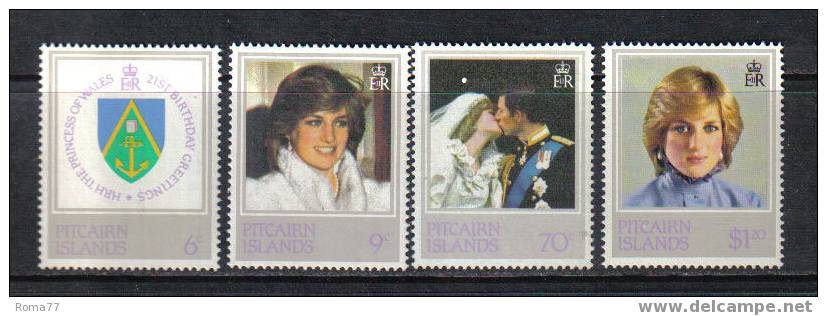 970 - PITCAIRN, 1982 : 21st Birthday Of Lady Diana  *** - Pitcairn Islands