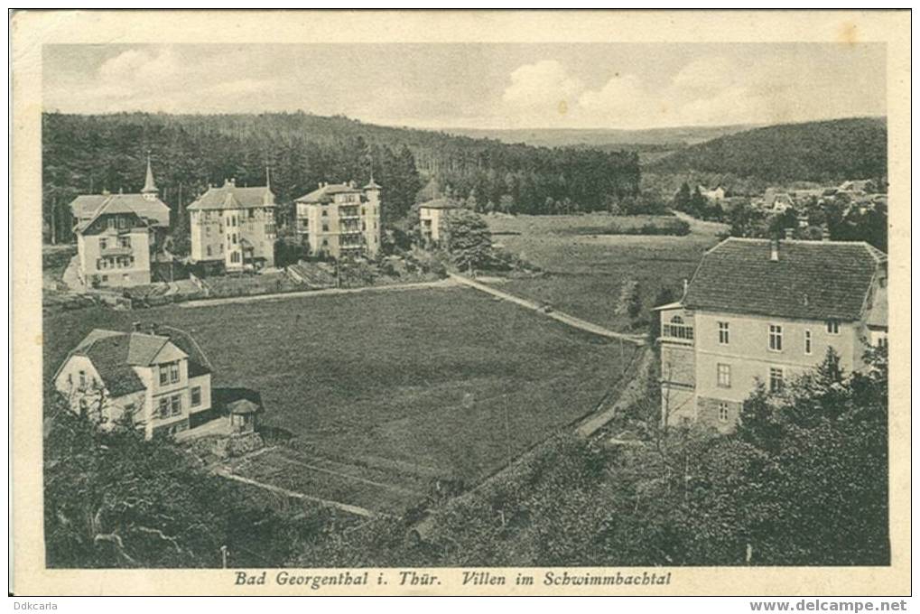 Bad Georgenthal - Villen Im Schwimmbachtal - Feldpost 1917 - Georgenthal