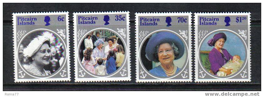 1018 - PITCAIRN, 1985 : 85th Birthday Of Queen Mother  *** - Pitcairn