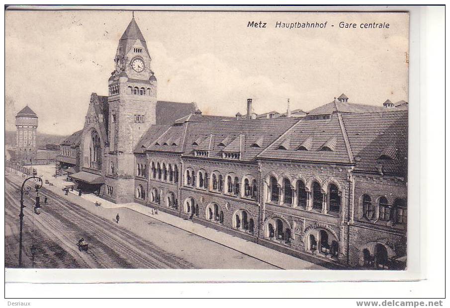 METZ , LA GARE CENTRALE - Metz