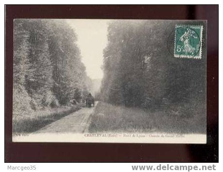 14026 Charleval Forêt De Lyons Chemin Du Grand Maître édit.l'hirondelle Transport De Bois Belle Carte - Lyons-la-Forêt