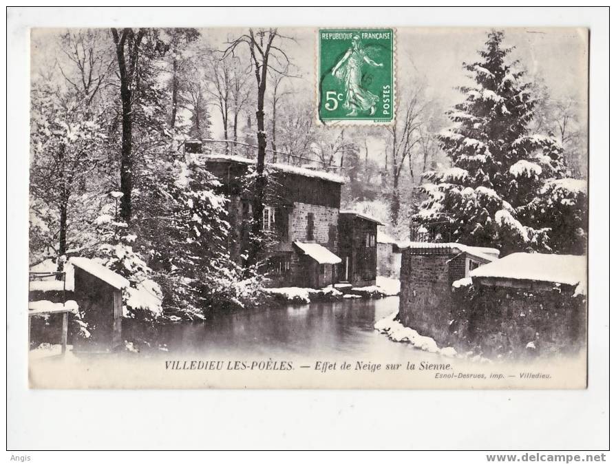 CPA----50---VILLEDIEU----       --VILLEDIEU-les-POELES---       --EFFET DE NEIGE - Villedieu