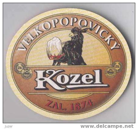 Czechia: Velkopopovicky KOZEL Beer Coaster (3) - Beer Mats