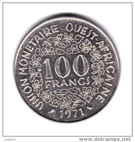 100 Francs Des états De L Afrique De L Ouest 1971 - Gabon