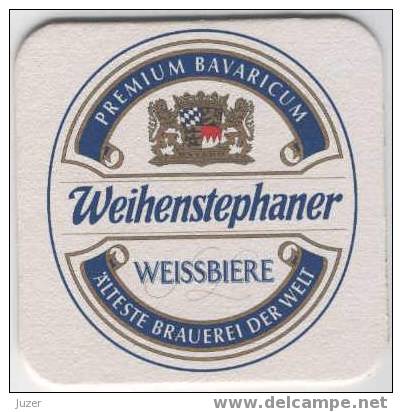 Germany: WEIHENSTEPHANER Beer Coaster - Beer Mats