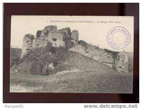 14079 Château D'  Arques La Bataille Le Donjon XI E Siècle édit.paoli N°2 Belle Carte - Arques-la-Bataille