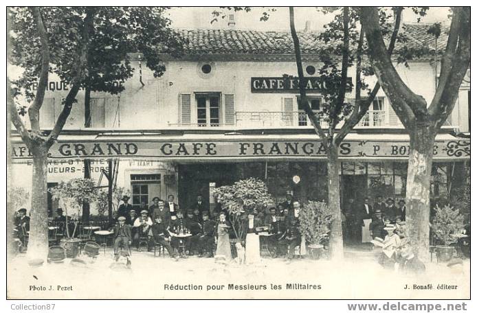 11 - AUDE - CASTELNAUDARY - DEVANTURE CAFE FRANCAIS - MAISON BONAFE - Castelnaudary
