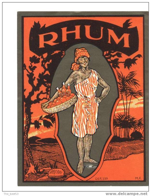 Etiquette  De Rhum - Rhum