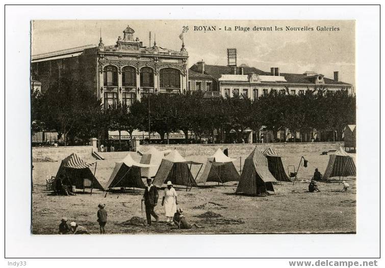 - FRANCE 17 . ROYAN . LA PLAGE DEVANT LES NOUVELLES GALERIES - Geschäfte