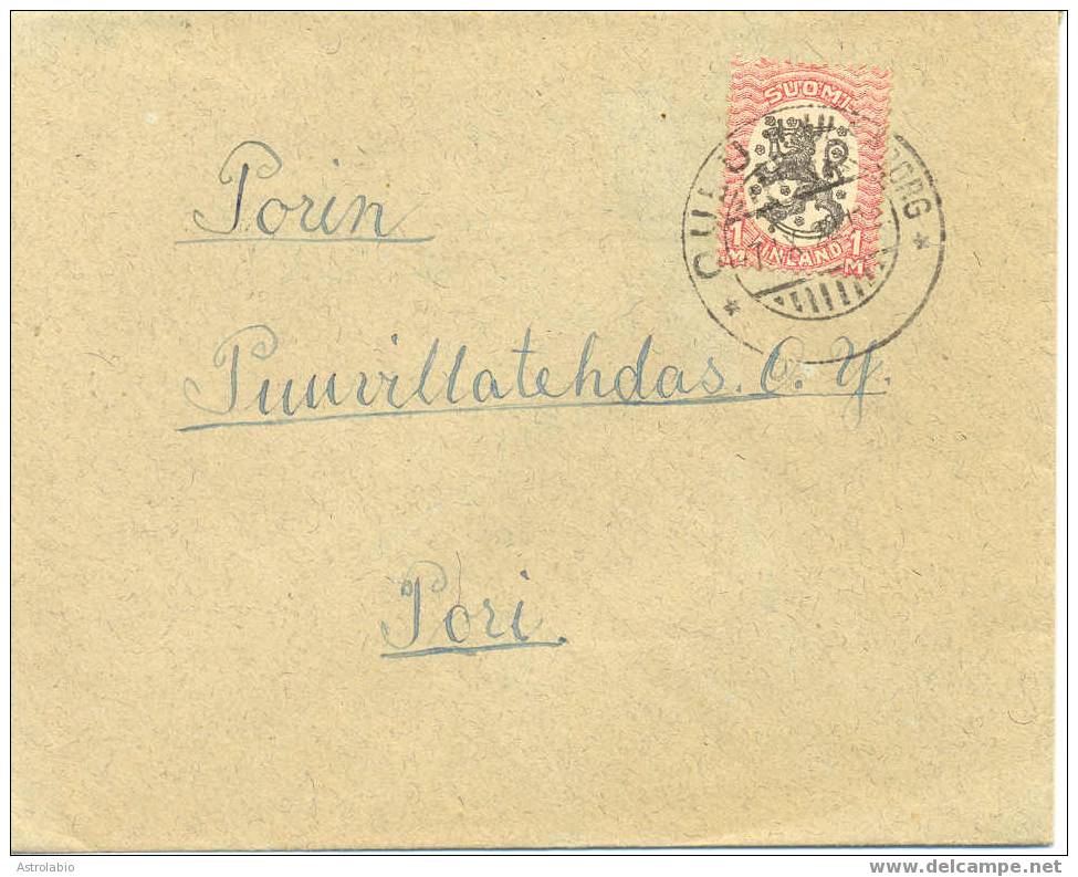 Finland Postal History, Cover 1922 - Briefe U. Dokumente