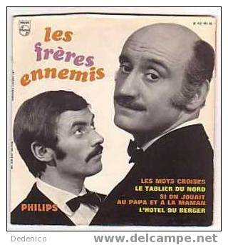 LES FRERES ENNEMIS  :  "  LES MOTS CROISES  " - Humor, Cabaret