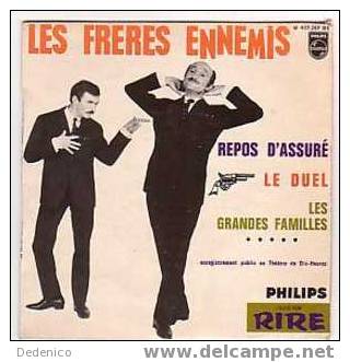 LES FRERES ENNEMIS  :  "  REPOS D'ASSURE  " - Humor, Cabaret