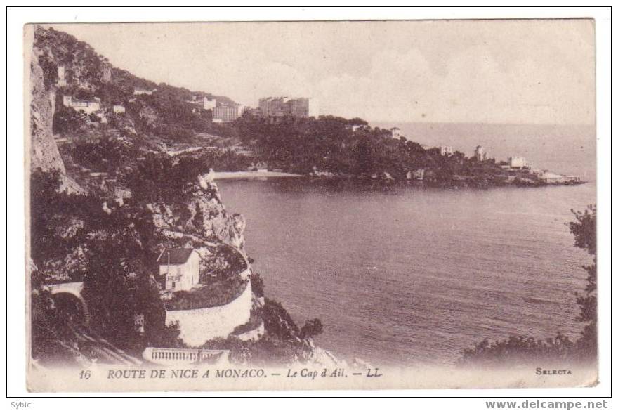 Route De NICE A MONACO (1920) - Cap-d'Ail