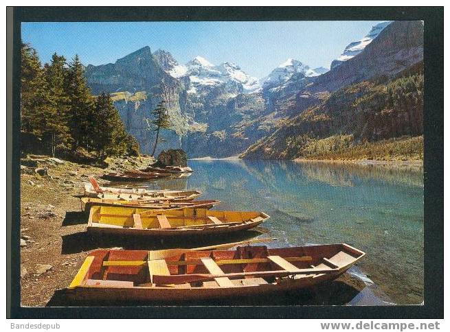 CPSM - Oeschinensee Ob Kandersteg (barque Photoglob Wehrli 4747) - Kandersteg