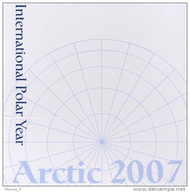 Année Polaire Internationale (IPY) - Classeur "Arctic 2007" émis Conjointement Par 8 Pays - Année Polaire Internationale