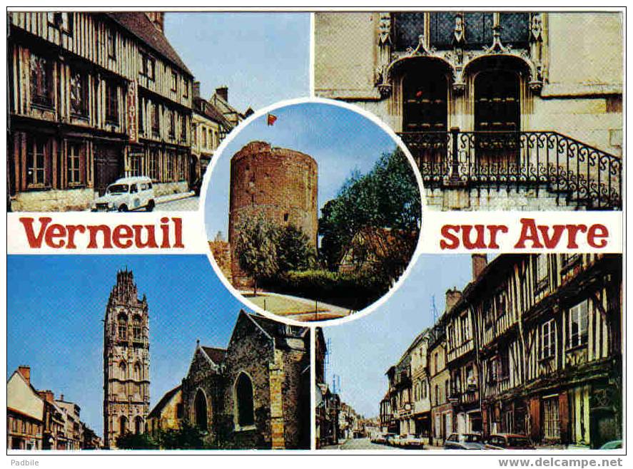 Carte Postale 27 De Verneuil Sur Avre - Boutique D´antiquités, Vieilles Demeures, églises - Verneuil-sur-Avre