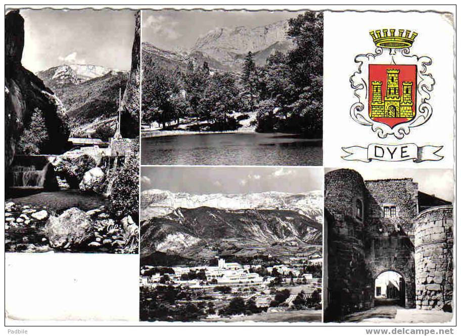 Carte Postale 26 De Die (Dye) - Lac De Sallières, Les Roches De Romeyer, La Porte St Marcel - Die