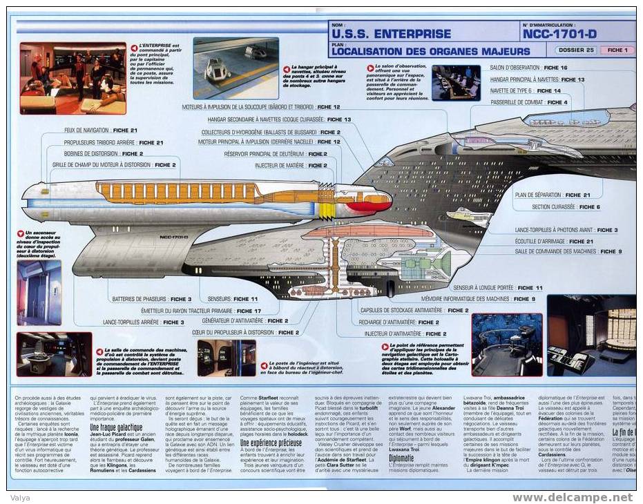 STAR TREK - LES DOSSIERS OFFICIELS N°1 (Le Guide De La Galaxie, Starfleet, Personnages, Etc ...) - Editions Fabbri - Zeitschriften