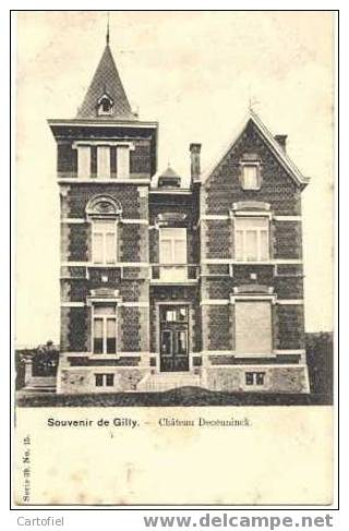 Gilly: Souvenir De Gilly, Château Deceuninck - Charleroi