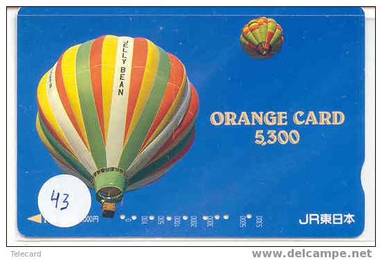 TC Japon Sport MONTGOLFIERE Hot Air Balloon Ballon Heißluft Ballon Aerostato Globo TK (43) - Sport