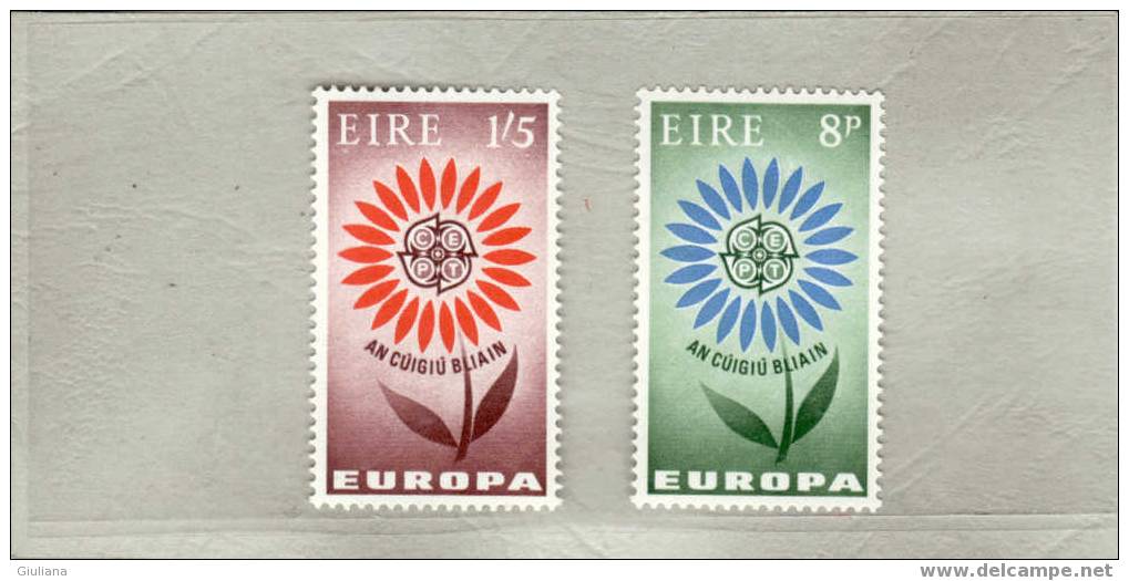 Irlanda - Serie 167/68** (Unificato) 1964  Europa Cept - 1964