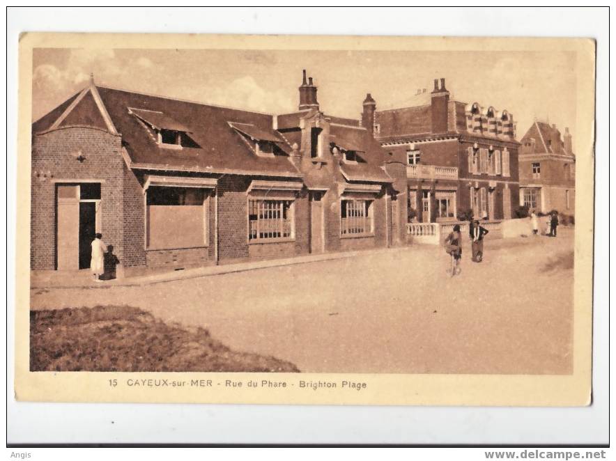 CPA---80----CAYEUX-SUR-MER-----RUE DU PHARE - Boves