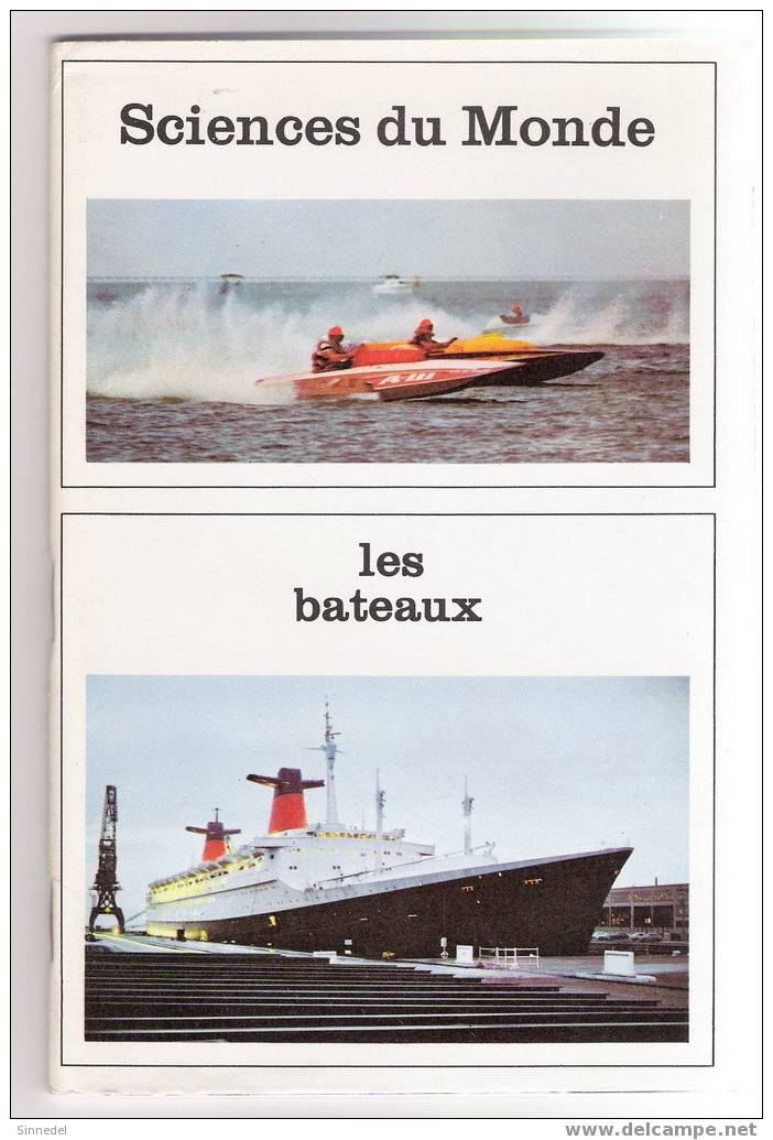 SCIENCES DU MONDE  / LES BATEAU/ BON ETAT / 60  PAGE / - Bateau