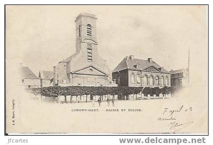 54 - LONGWY-HAUT - Mairie Et Eglise - Longwy