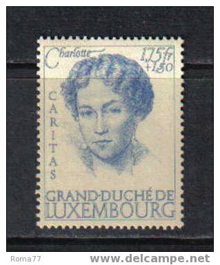 196a - LUSSEMBURGO , 1,75+1,5 Francs N. 329  *** - Unused Stamps