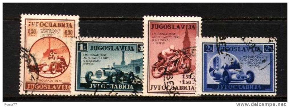 ES290 - YUGOSLAVIA , Serie  N. 345/348 - Oblitérés