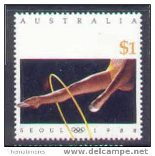 88N0297 GRS Cerceau 1096 Australie 1988 Neuf ** Jeux Olympiques De Seoul - Gymnastics
