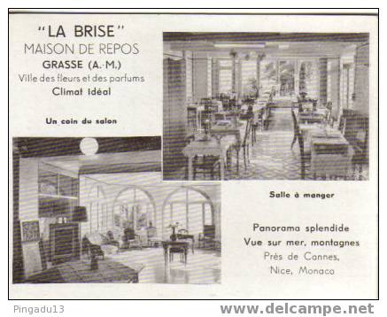 Grasse Maison De Repos La Brise Calendrier 1955 - Petit Format : 1941-60